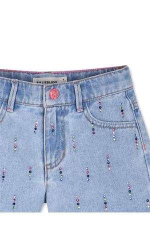bermuda in denim con cristalli BILLIEBLUSH KIDS | U21873Z18